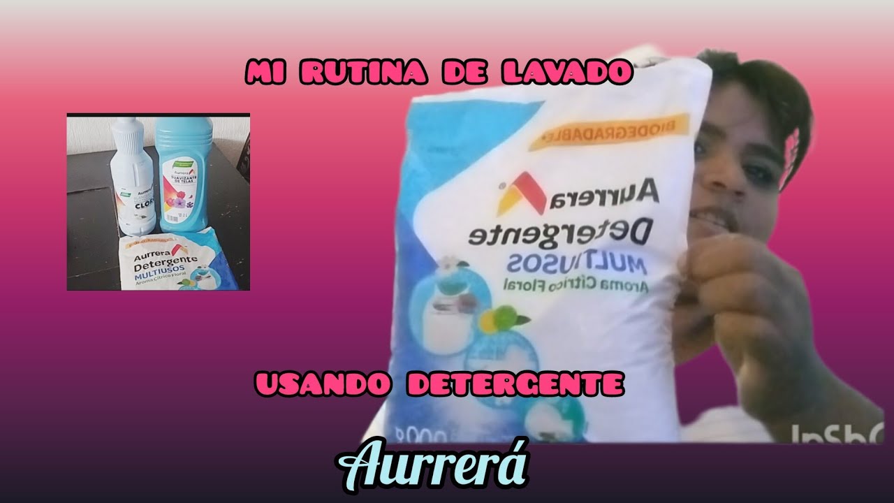 MI RUTINA DE LAVADO CON PRODUCTOS AURRERÁ Y LA RESEÑA