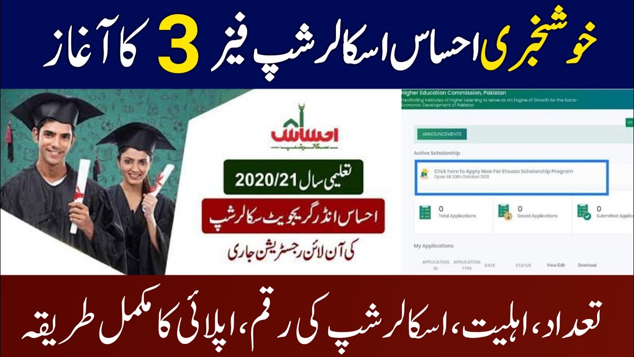 Ehsaas Undergraduate Scholarship Program 2021 Phase 3 Complete Details Apply Online, Eligibility