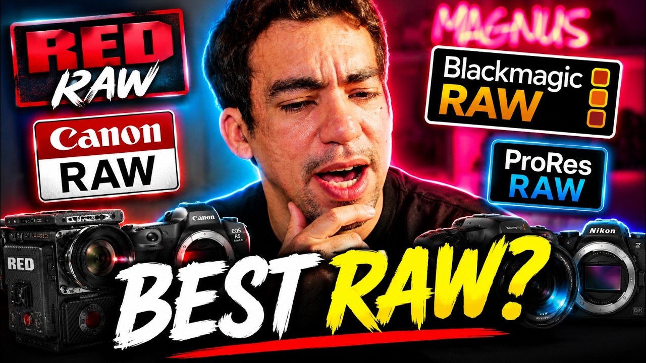 RED RAW vs Canon RAW vs Blackmagic RAW: The Winner Shocked Me