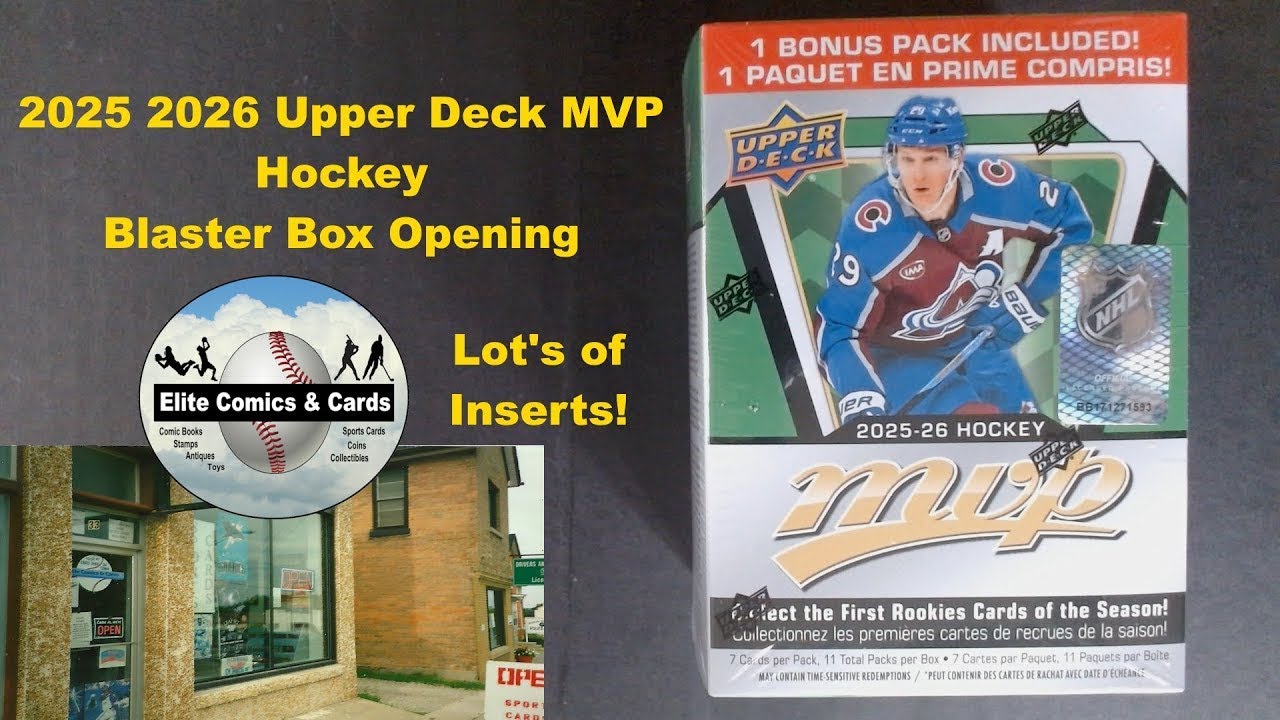 2025 2026 Upper Deck MVP Hockey Blaster Box Opening