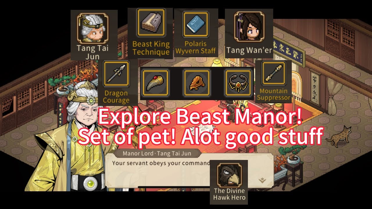 Hero's adventure: road to passion EP18 (Beast Manor! Collect all legendary/epic Pet equipment!)