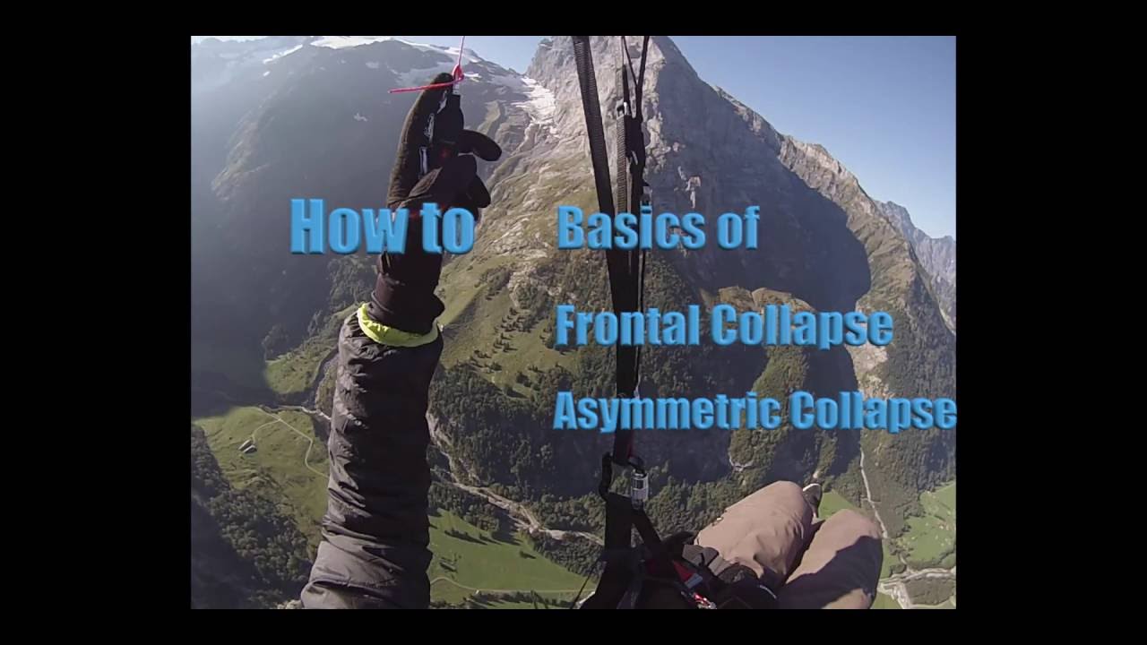 Paragliding How To Do Front Stall & Asymmetric Collapse (Basics)