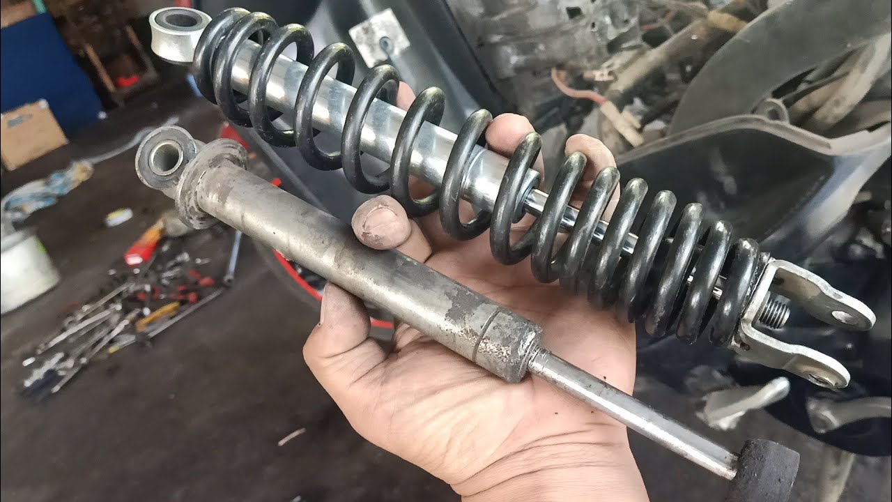 Cara Ganti Hidrolis Shock Belakang Mudah Tanpa Tracker