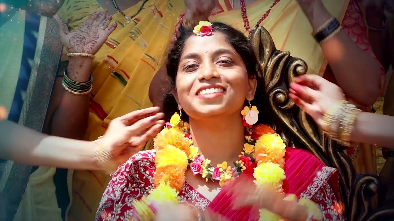PREETHI HALDHI✨A Dupam & Gomasani Wedding | Srinivas Dupam❤️ Dr Sai Preethi Yadav