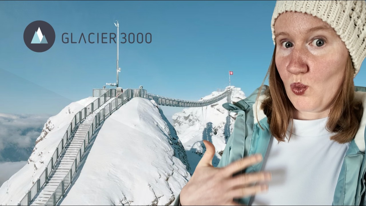 Glacier 3000 😬 J’ai failli faire demi-tour sur ce pont…