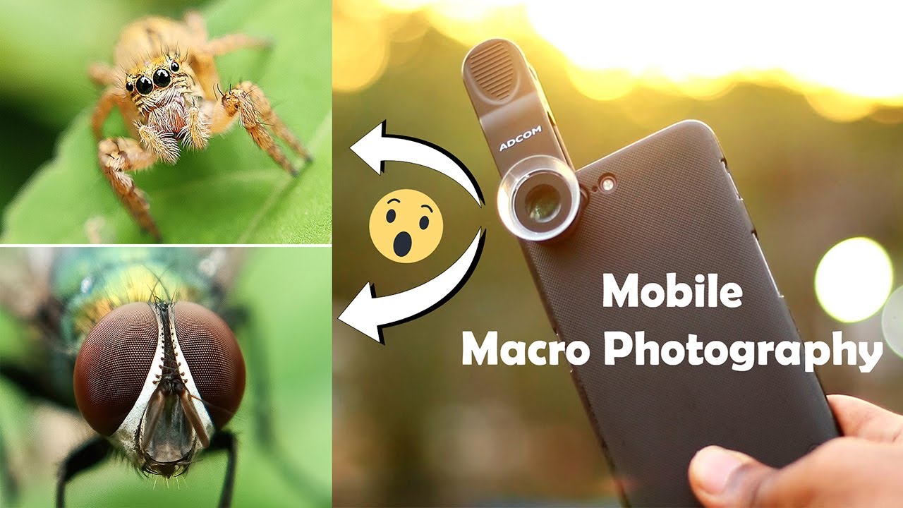 Adcom 12x/24x Macro Mobile Phone Camera Lens Review Malayalam | With Image and Video samples