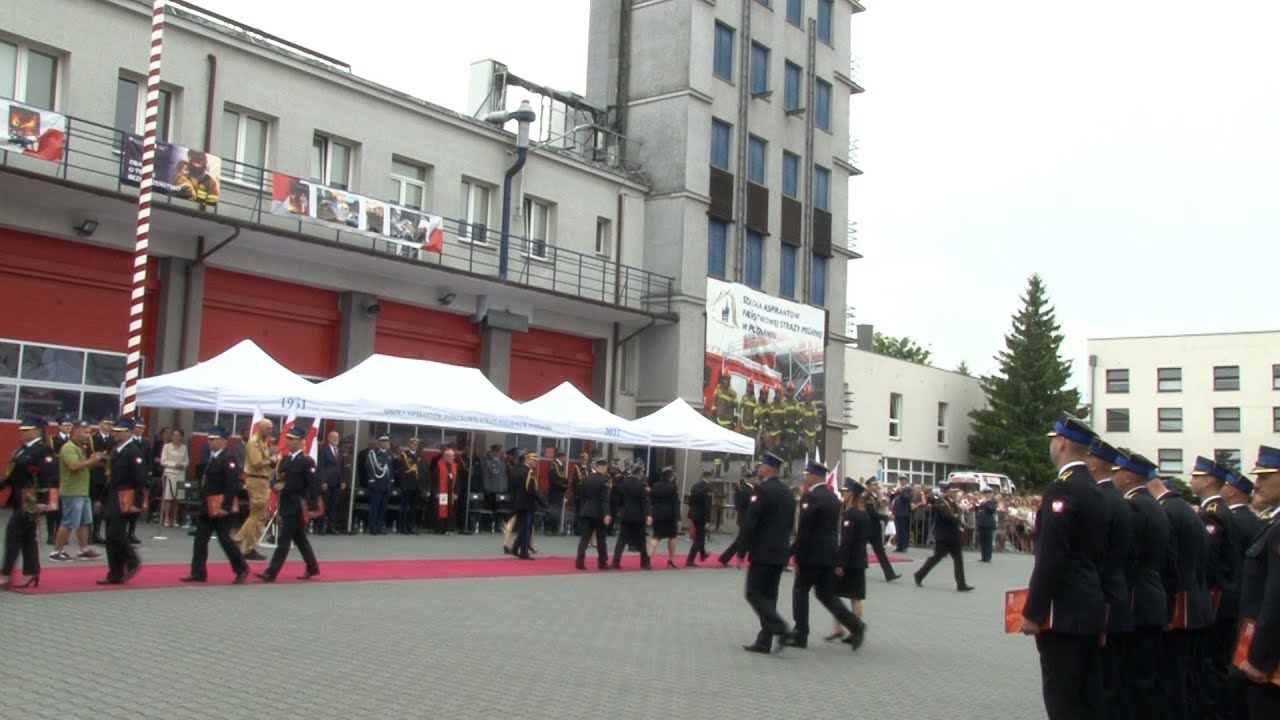 Uroczysta promocja w Szkole Aspirantów Państwowej Szkoły Pożarnej w Poznaniu