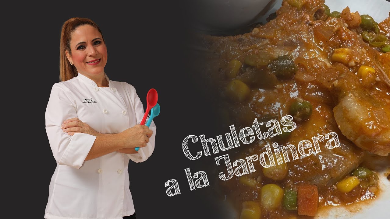 Chuletas a la Jardinera