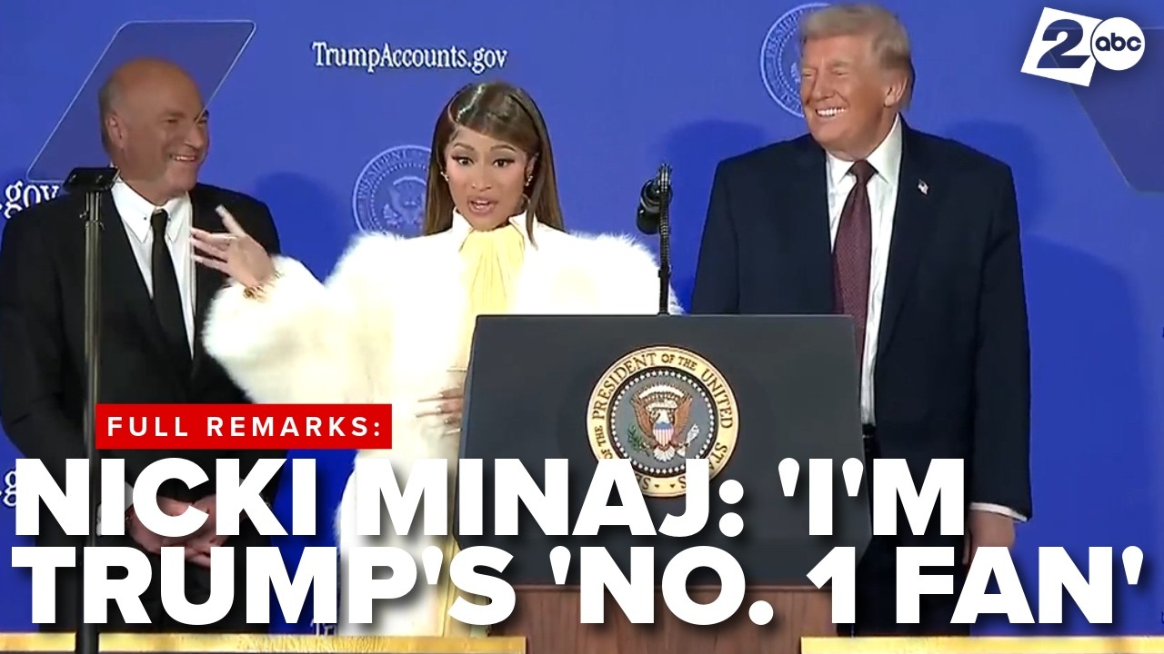 Nicki Minaj says she's the Number 1 fan of President Trump, and won't let him be bullied