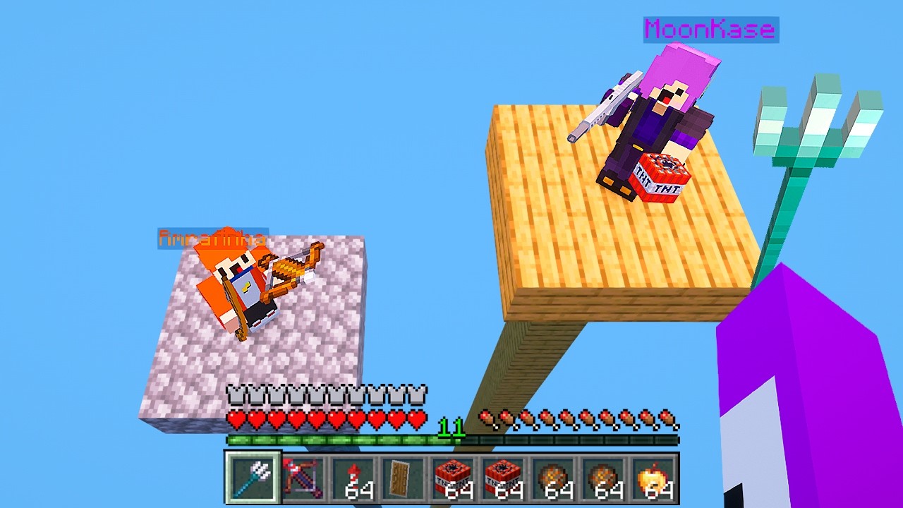 MEUS AMIGOS TENTARAM DESTRUIR MINHA TORRE NO MINECRAFT!!!