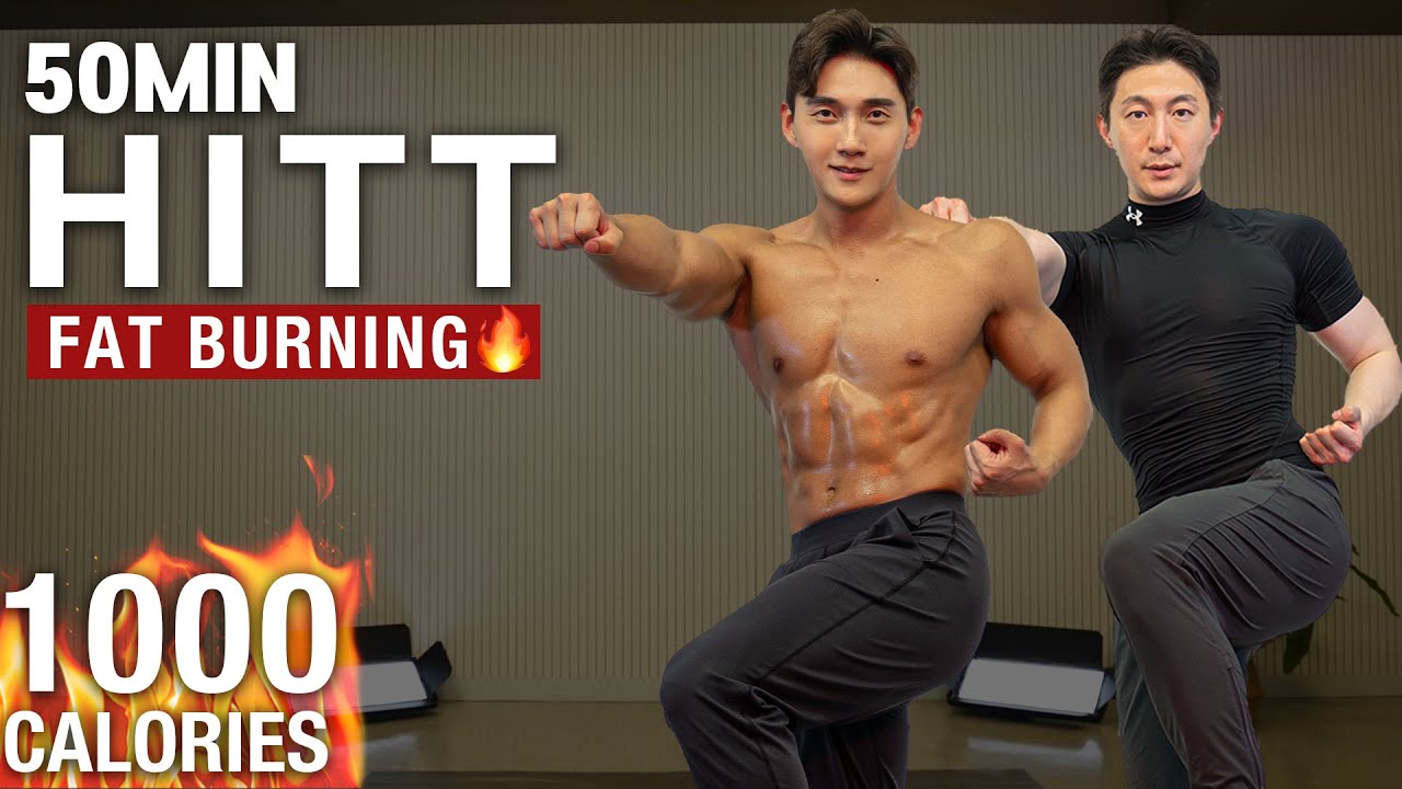 (칼로리 폭파🔥) 오늘 운동 이거로 끝!! 50분 고강도 전신 근력 유산소 홈트레이닝 l FAT BURNING - 50MIN HIIT CARDIO WORKOUT