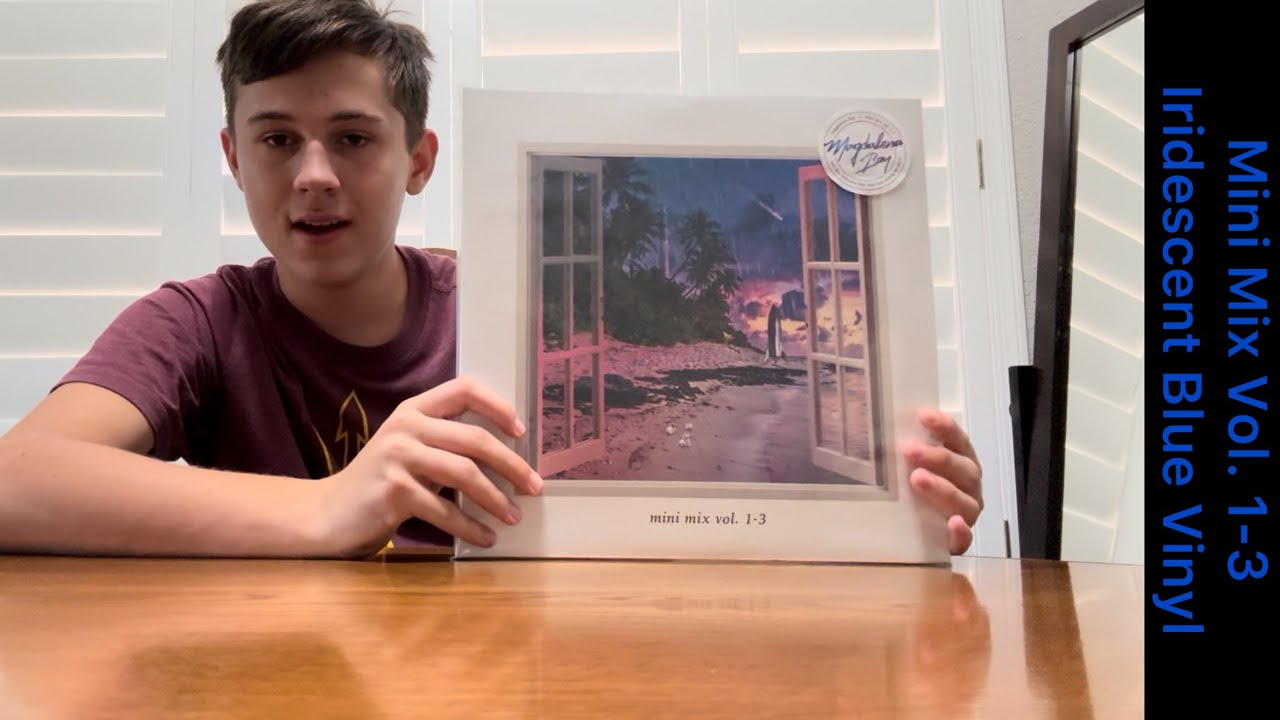 Magdalena Bay’s Mini Mix Volumes 1 - 3 Iridescent Blue Vinyl Unboxing