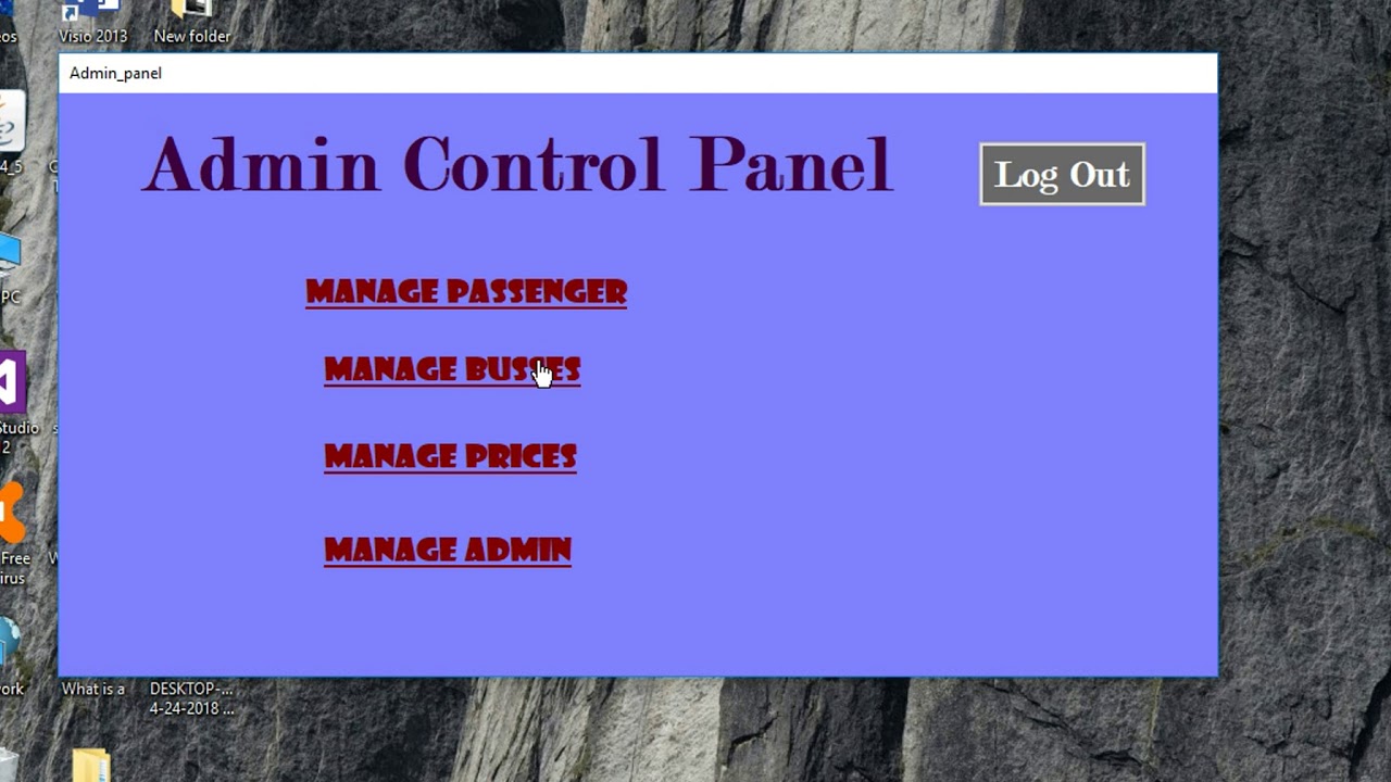 Transport Management System | Desktop App | C#