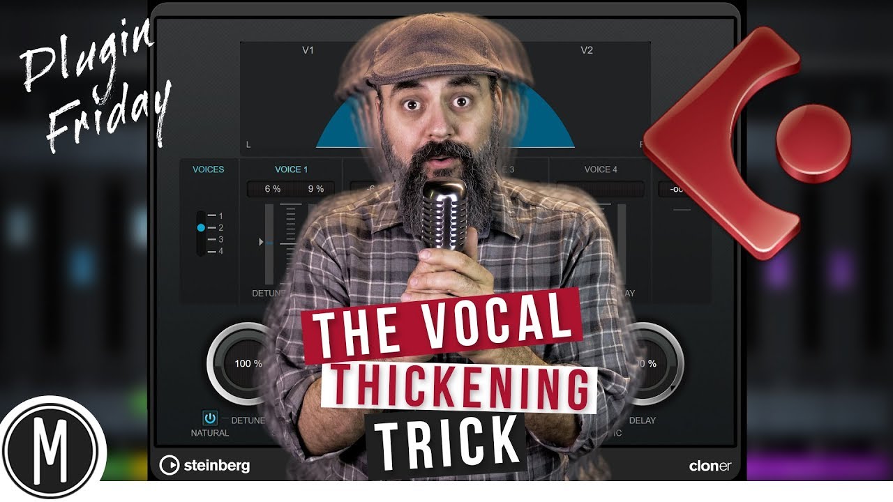 Способ придания голосу густоты с помощью CLONER в CUBASE 10