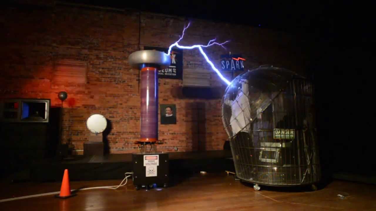 Tesla Coil MegaZapper at Spark Museum