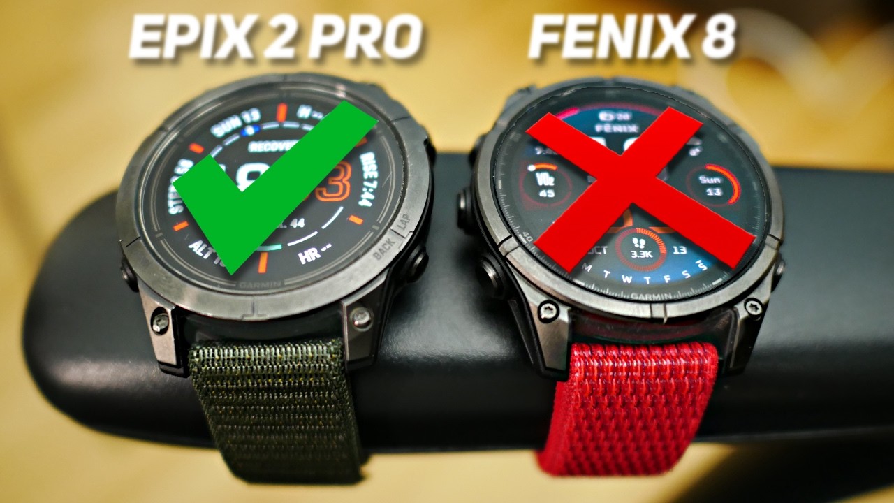 Всего 4 причины выбрать Epix Gen 2 Pro, а не Fenix ​​8
