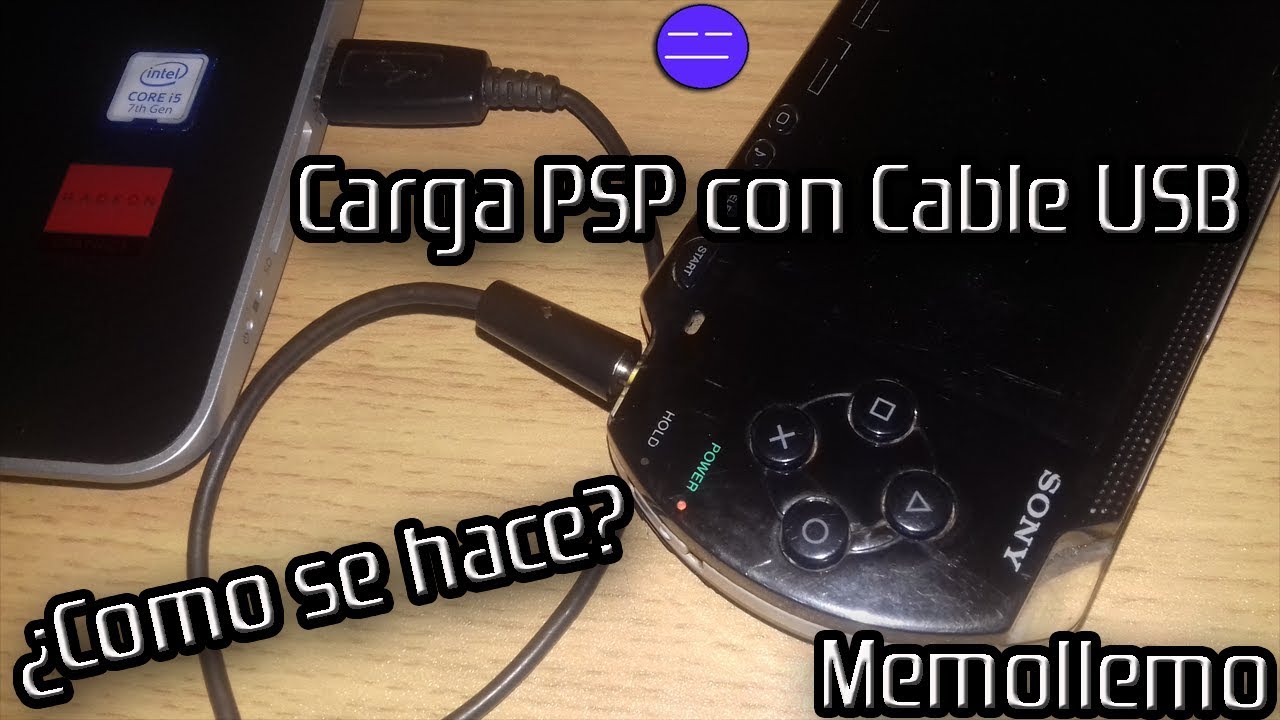 como hacer un cable para cargar PSP por USB | fat, slim y 3000 |