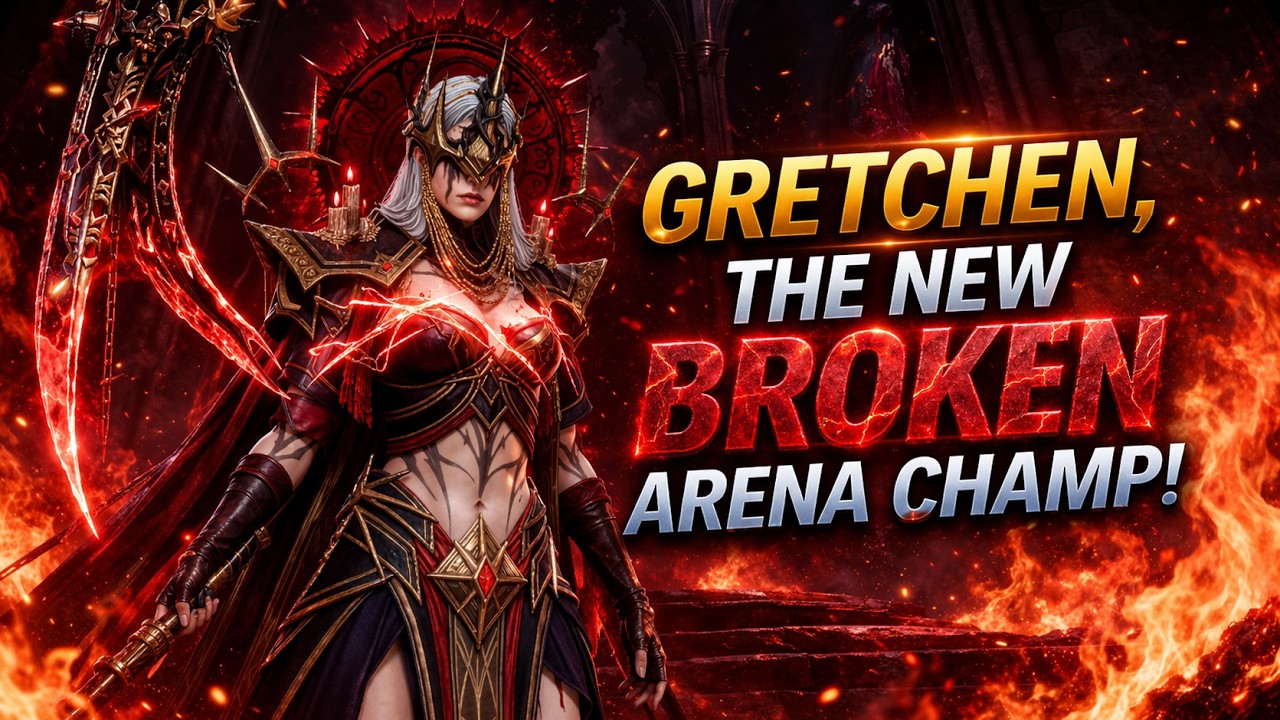 GRETCHEN DESTROYS Single-Target Arena! | New Arbiter Lord Leaked? New Champ Test | Watcher of Realms