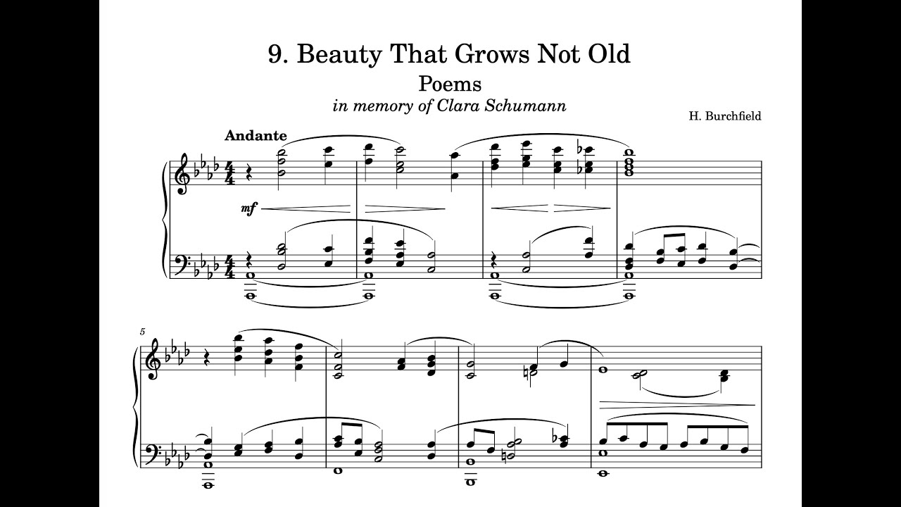 Beauty That Does Not Grow Old (Poem No. 9)
