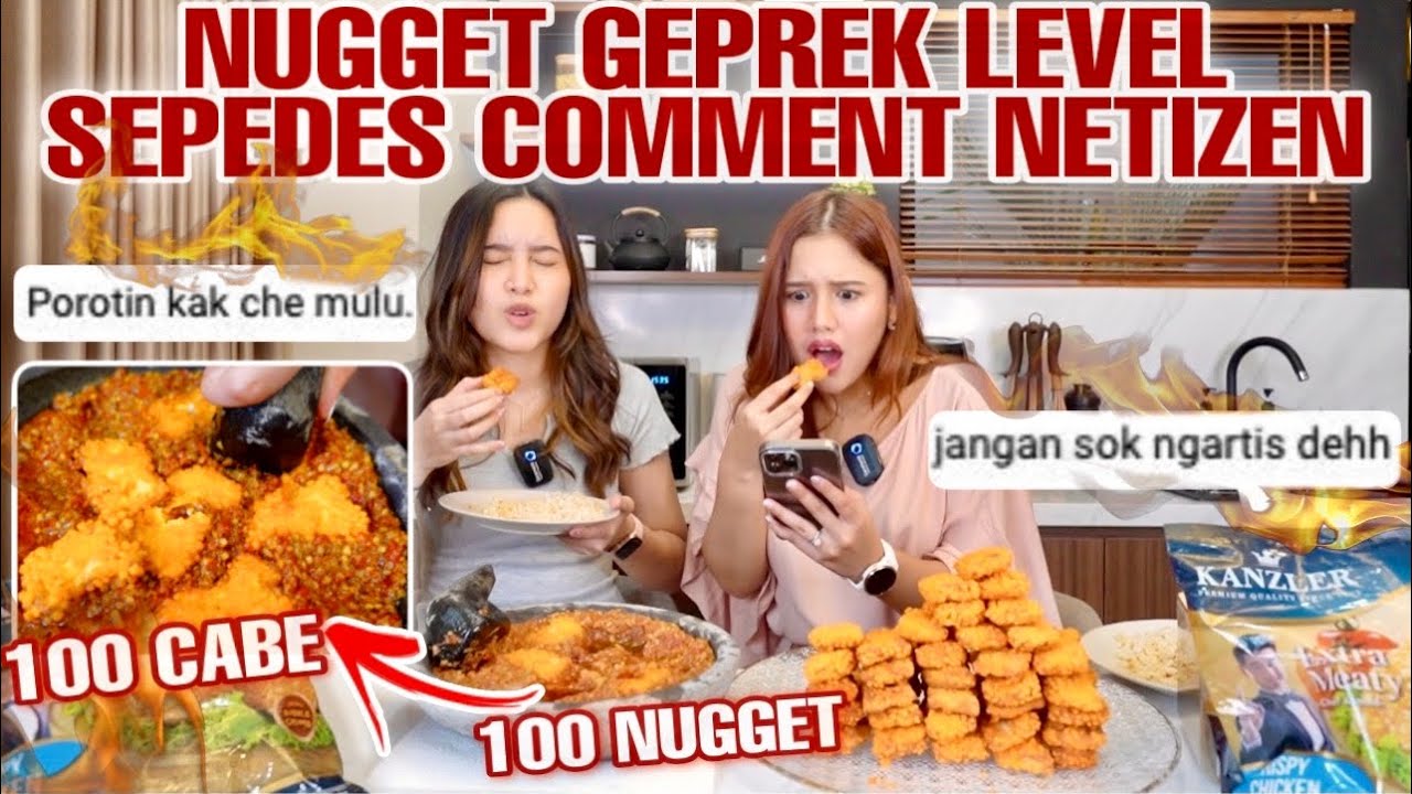 BACAIN COMMENT NETIZEN SEPEDES NUGGET GEPREK LEVEL 100!! Ft @Aurelliaurel