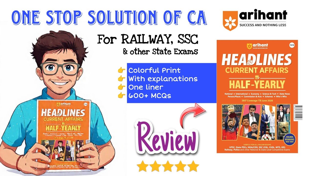 Arihant Headlines Current Affairs Review: One Stop Solution for all your Current Affairs