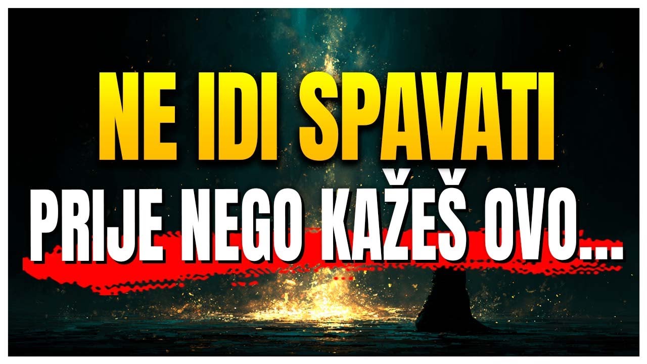 Izgovori ovih pet riječi prije spavanja i osjeti kako težina izlazi iz tvojih prsa