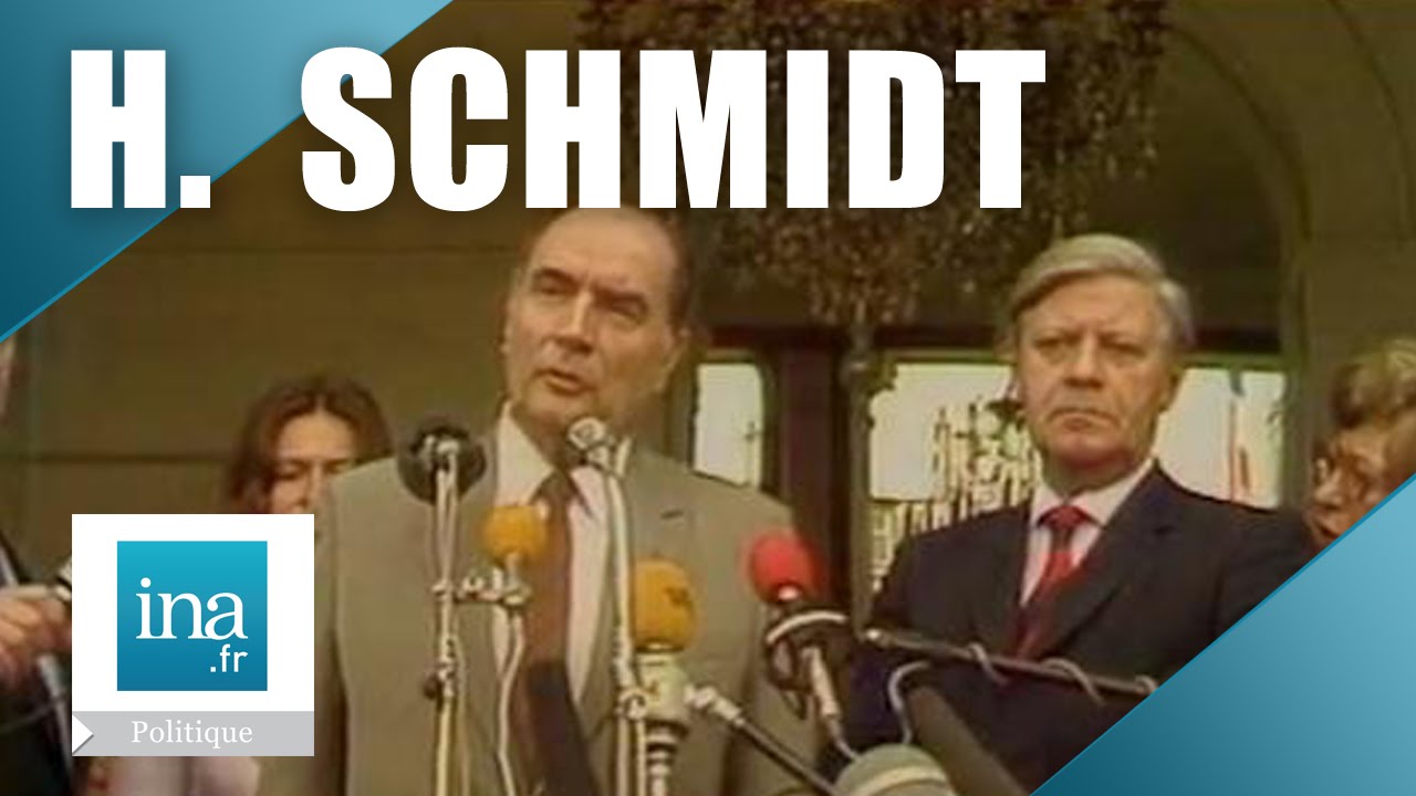 Rencontre entre Helmut Schmidt et François Mitterrand en 1981 | Archive INA