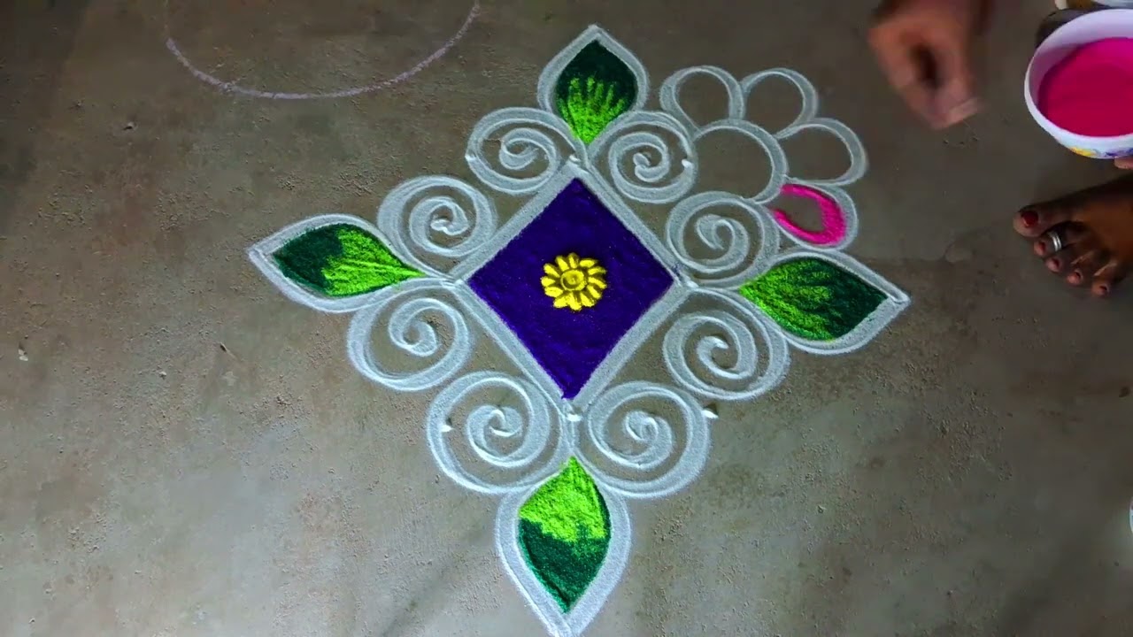 chithirai madham special 3x3 tamilputhandu padikolam traditionalmuggulu easyrangoli@kanishcreativ