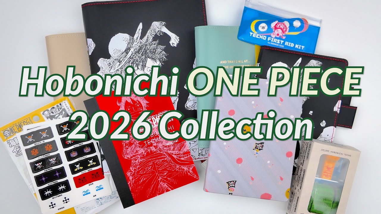 Hobonichi x ONE PIECE Magazine 2026 Collection Showcase