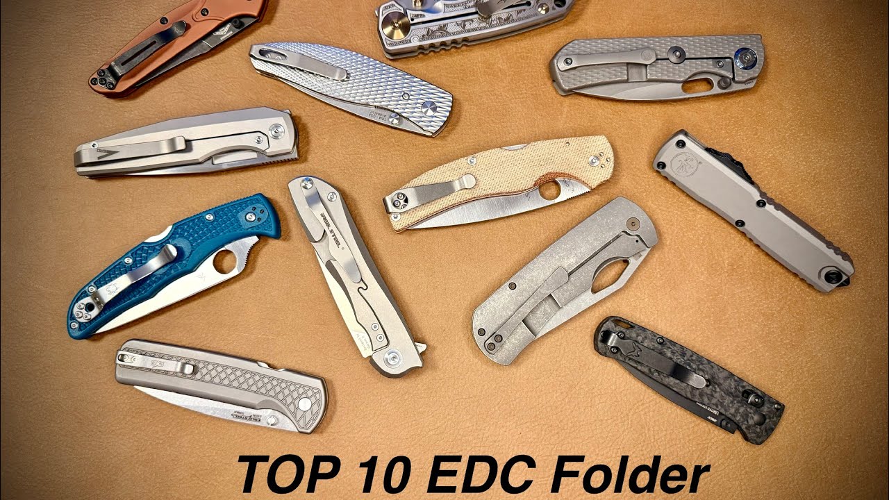Top 10 EDC Folder in meiner Sammlung
