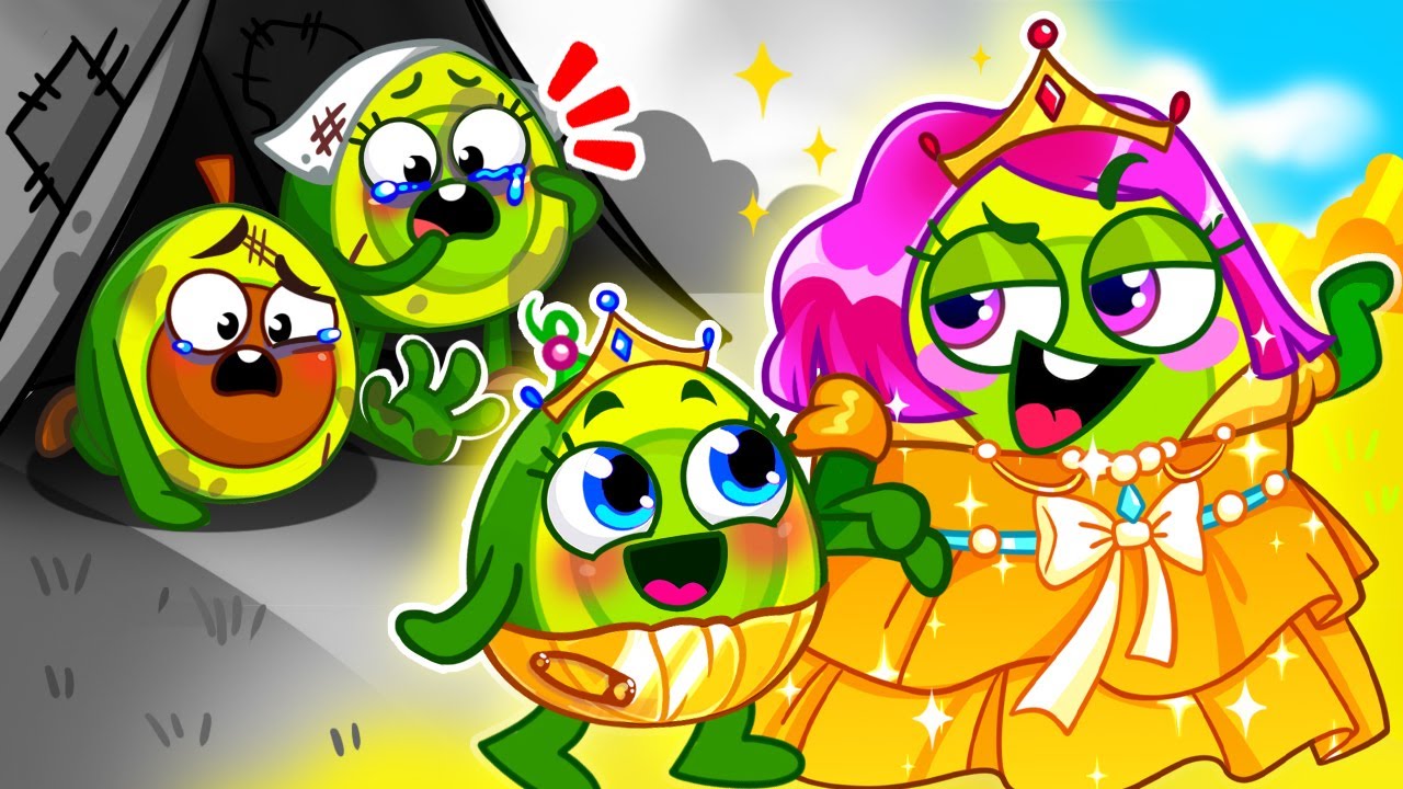 Everything Turns Gold ✨ Golden World with Avocado Baby 🥑✨ || Stories for Kids by Pit & Penny Family