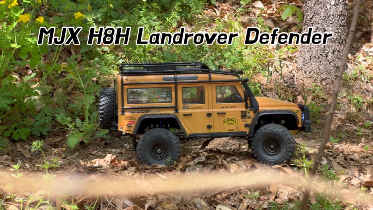 MJX H8H Landrover Defender mountain trail. #rc #rccar #mjx #h8h #landrover #defender 