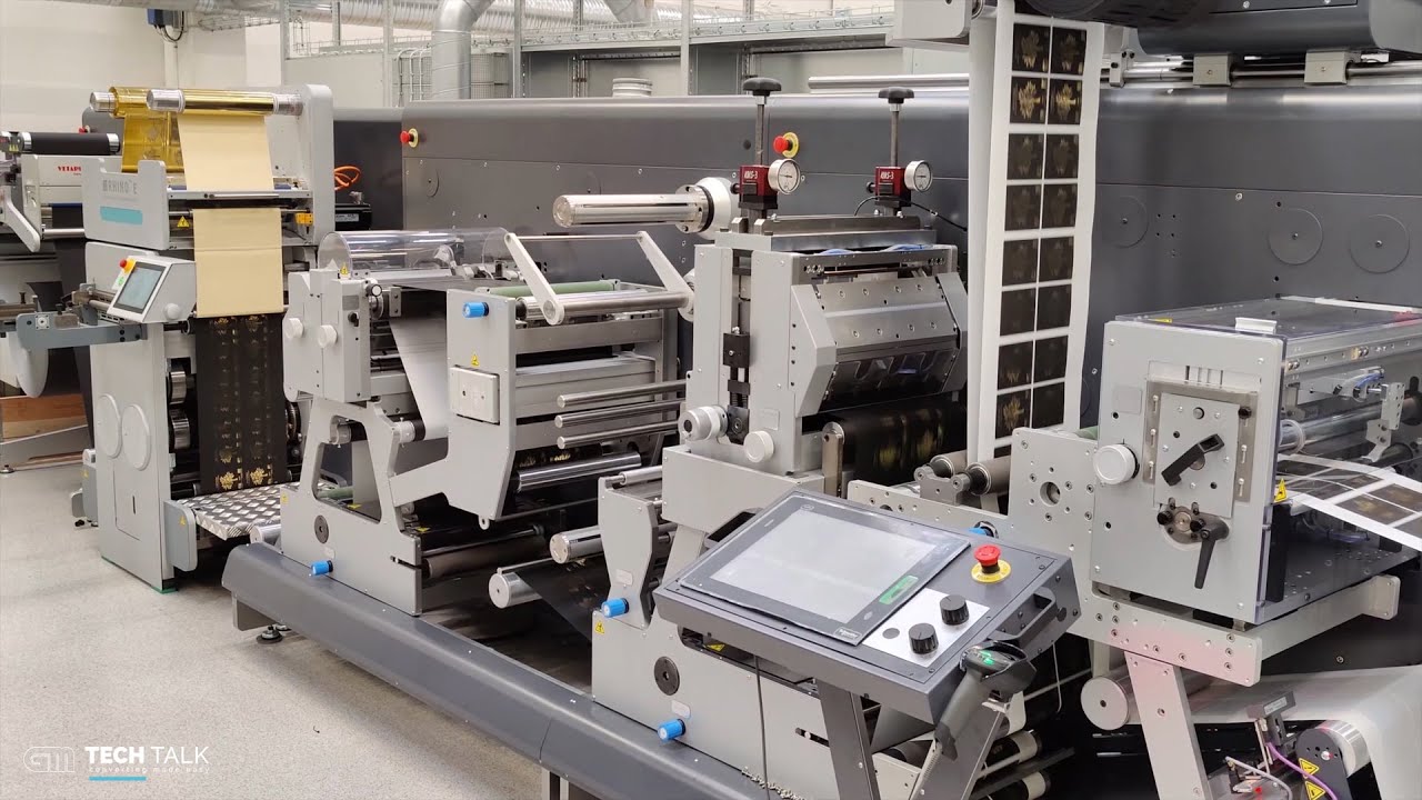 Super fast Hot Stamping on DC350