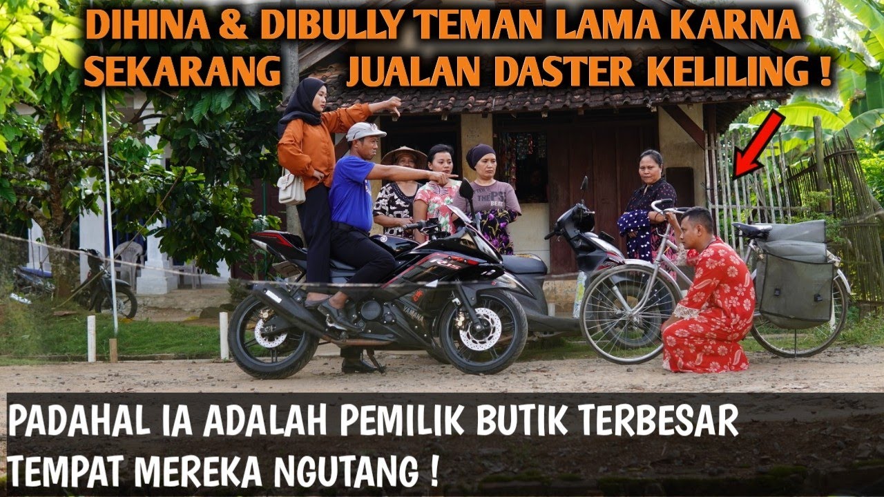 DIHINA TEMAN KARNA JUALAN DASTER ROMBENG KELILING DESA‼️PADAHAL IA PEMILIK PULUHAN BUTIK TERBESAR ‼️