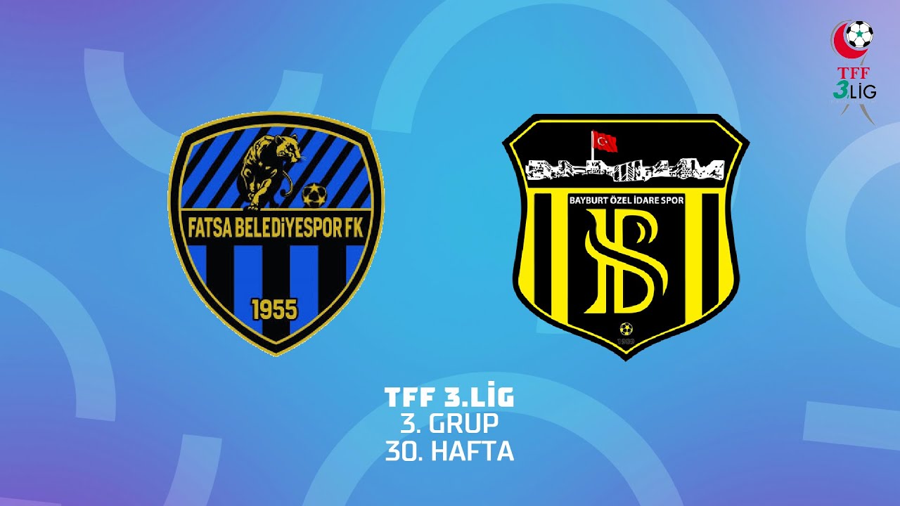 TFF 3. Lig 3. Grup | Fatsa Belediyespor - Bayburt Özel İdare Spor