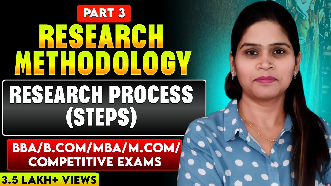 Research Process | Research Methodology | Research | Meaning | Types Of Research | Part-3