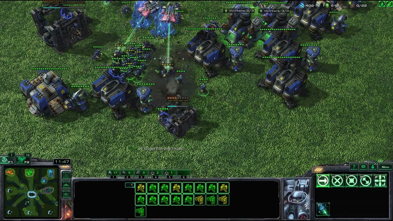 SC2 BGH. vs 4 Protoss