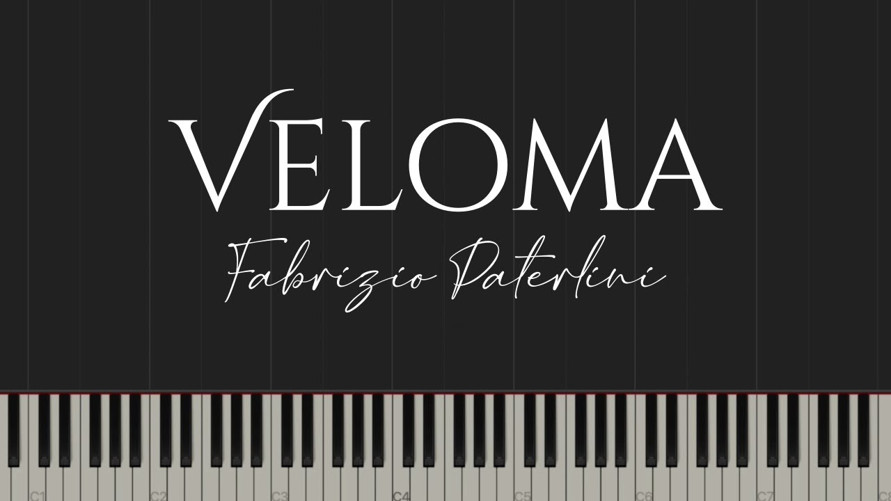 Veloma - Fabrizio Paterlini (Piano Tutorial)