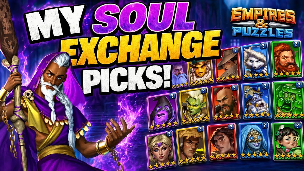 My Soul Exchange Picks! August 2026 SE! Empires And Puzzles