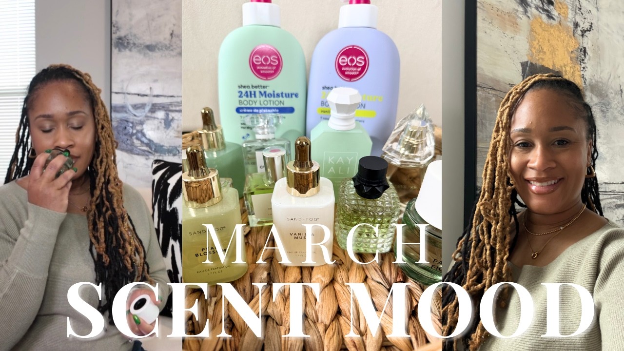 March Scent Mood 🌿 Green Bottle Perfumes I’m Wearing This Month