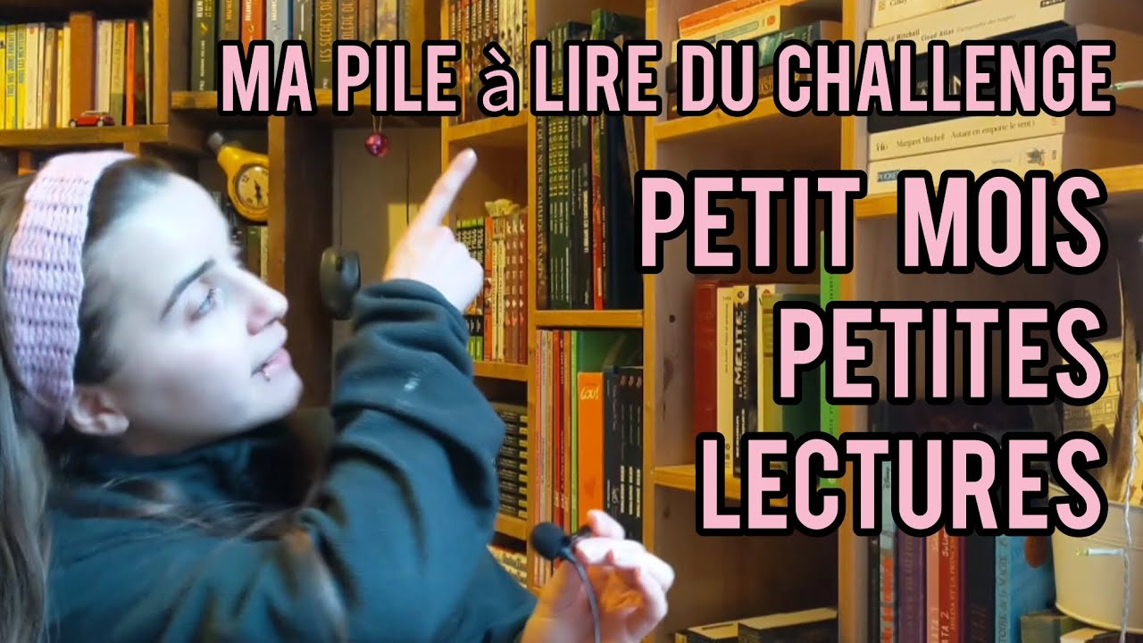 Ma pile à lire du challenge Petit mois petites lectures ✨