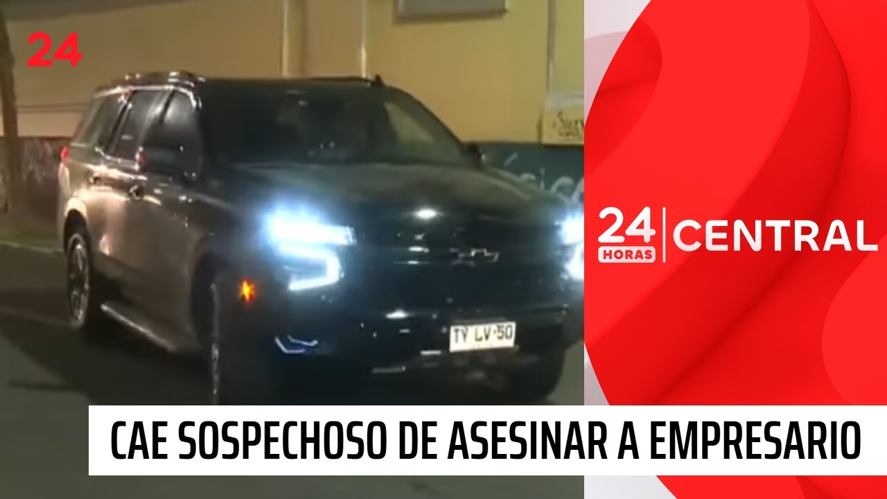 Capturan a sospechoso de matar a empresario en Quinta Normal | 24 Horas TVN Chile