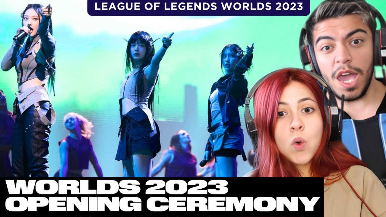 REACT CERIMÔNIA DE ABERTURA DO MUNDIAL DE 2023 DE LEAGUE OF LEGENDS! Worlds 2023