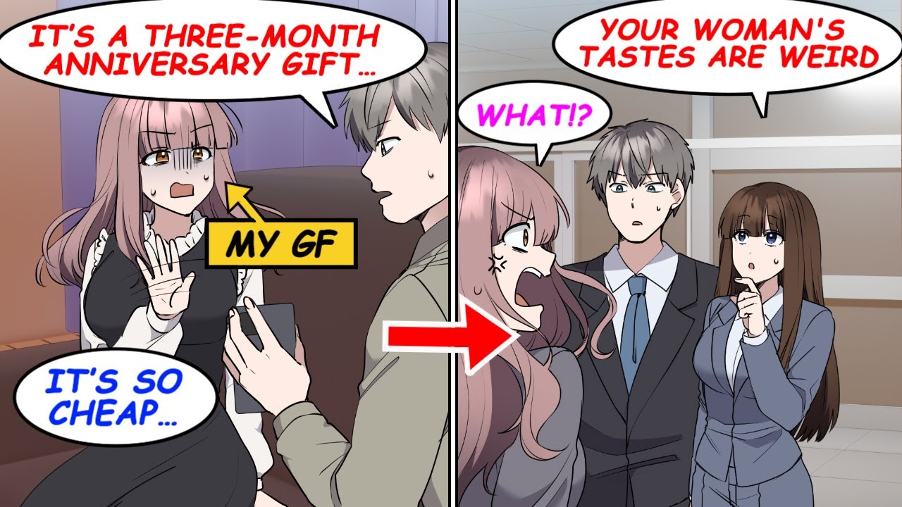 【Manga】I gave my gf an anniversary present, but she made fun of me for being poor. A few years later