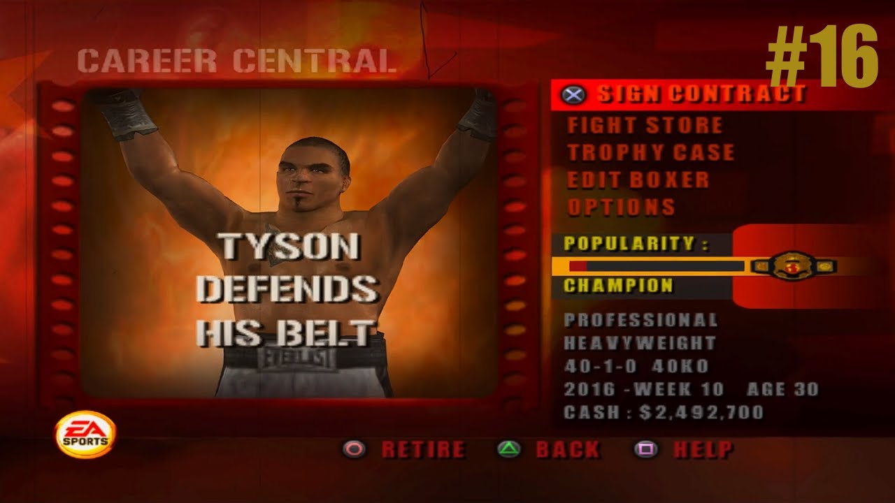 Fight Night Round 3 Gameplay Career Mode-Iron Mike -Everlast Trophy