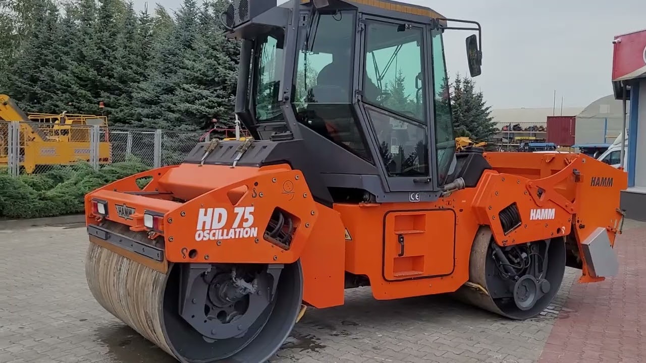 Walec HAMM HD 75 VO - używane maszyny budowlane i drogowe BETOMEX