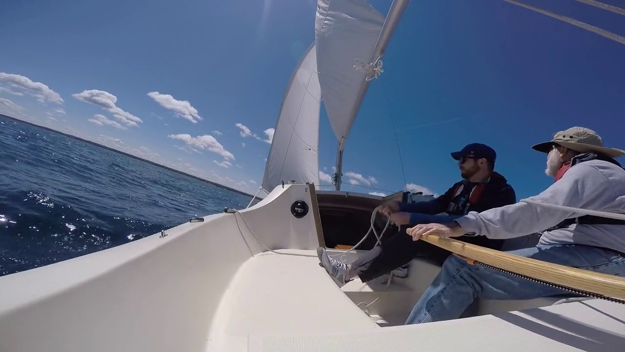 Sailing Lake Huron