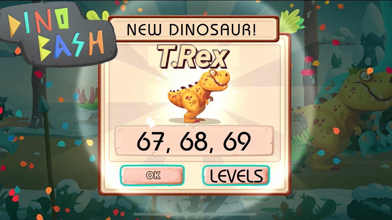 DINO BASH T Rex (67-69 levels)