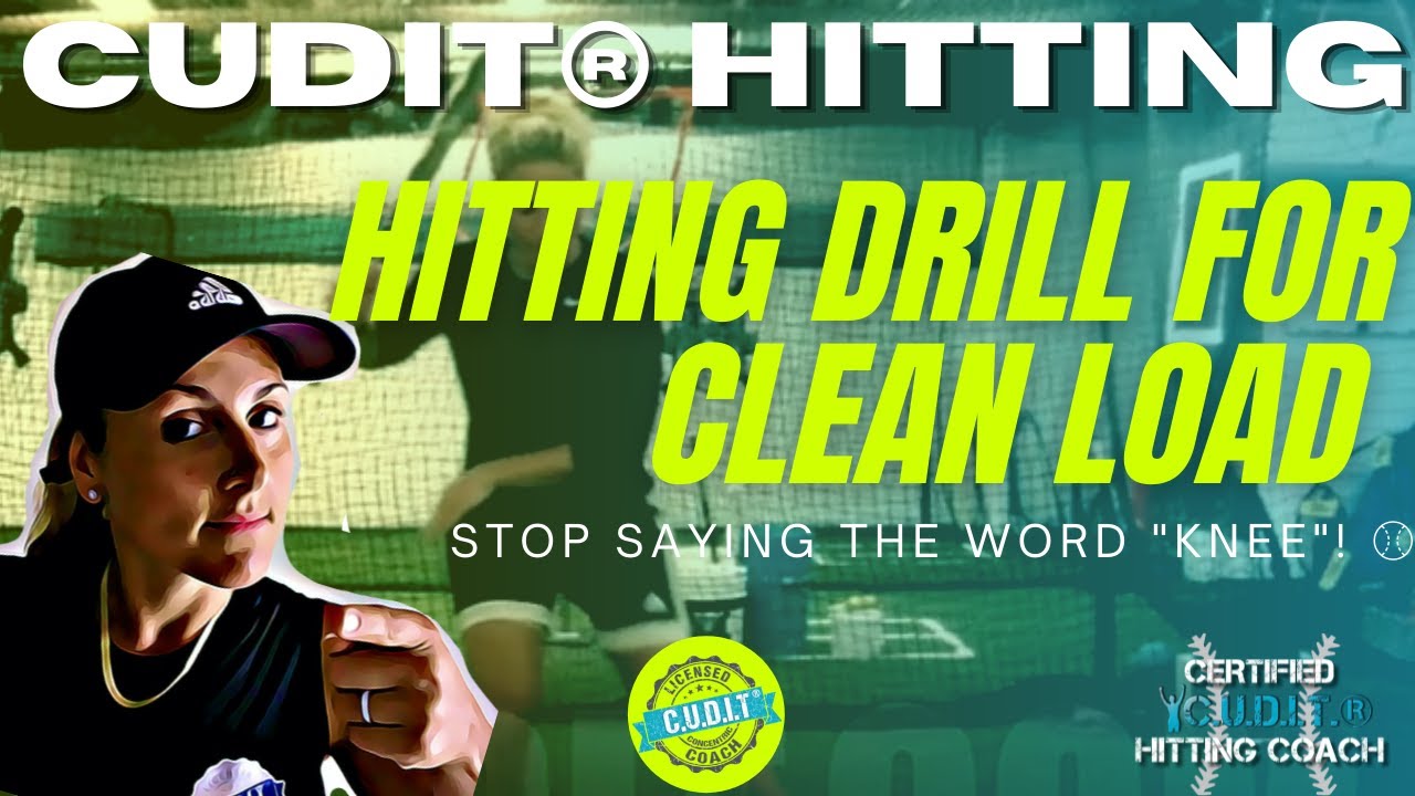 Baseball Softball Hitting Drills To Load CORRECTLY! Do Not Use The Word Knee W. Hitters