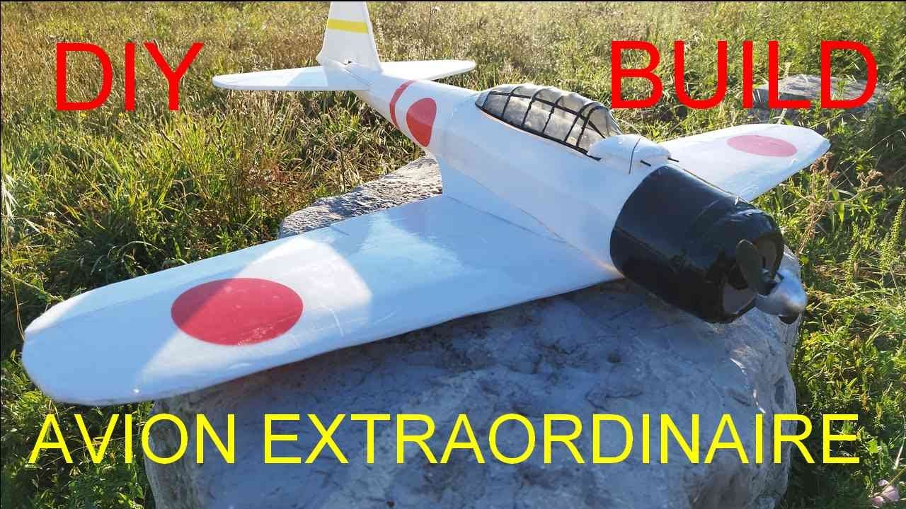 Comment CONSTRUIRE facilement ce SUPER Mitsubishi A6m ZERO Rc WARBIRD DE LEGENDE BUILD RCPLANE part1
